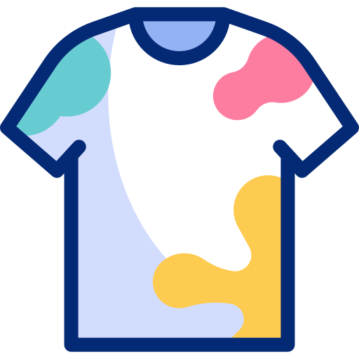 t-shirt Basic Accent Lineal Color icon