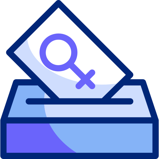 투표 Basic Accent Lineal Color icon