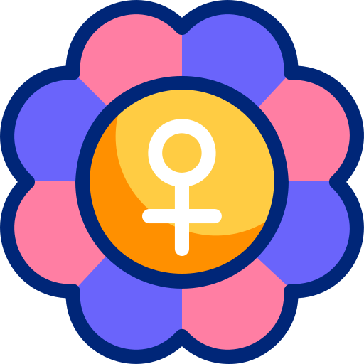 frauentag Basic Accent Lineal Color icon