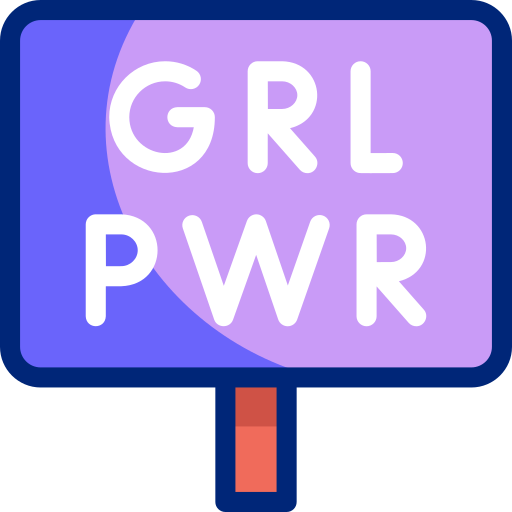Girl power Basic Accent Lineal Color icon