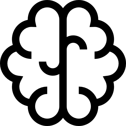gehirn Basic Straight Lineal icon