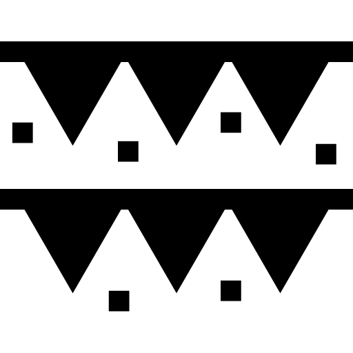 guirnaldas Basic Straight Filled icono