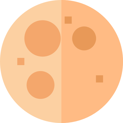 보름달 Basic Straight Flat icon