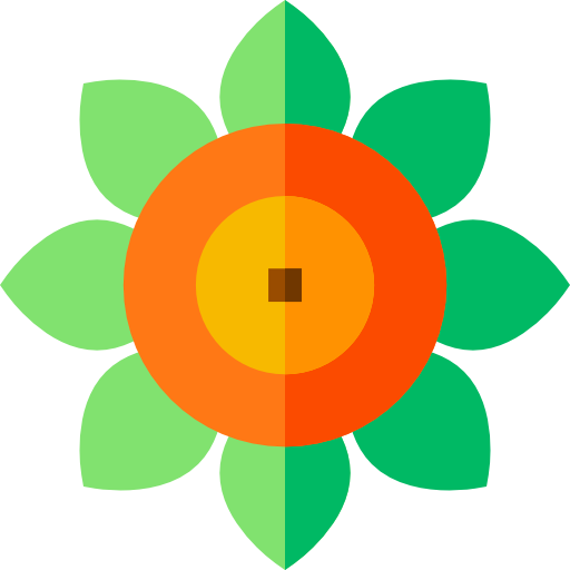Цветок Basic Straight Flat иконка