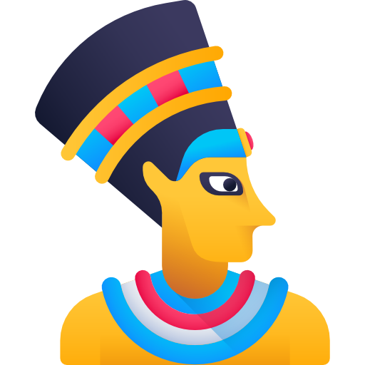 cleopatra 3D Color icono