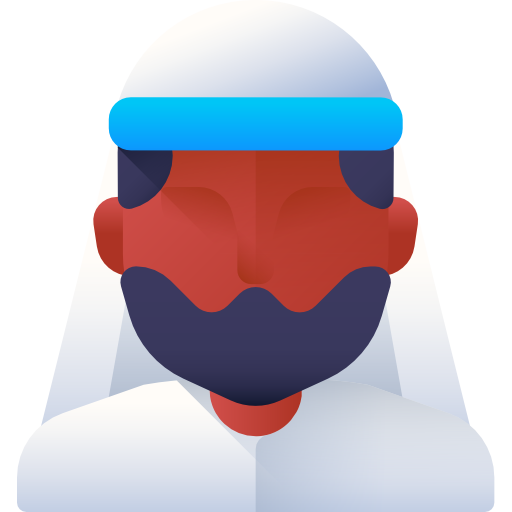エジプト人 3D Color icon