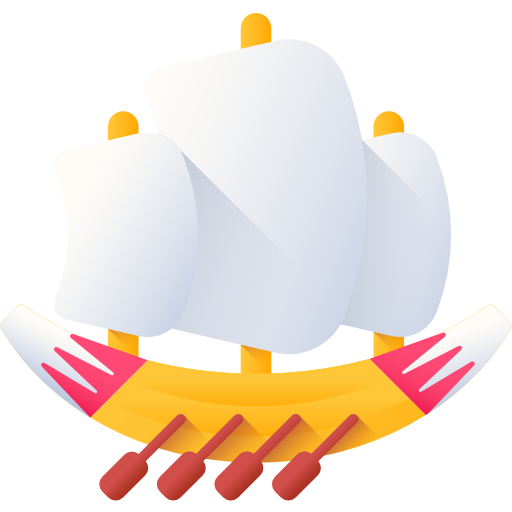 ボート 3D Color icon