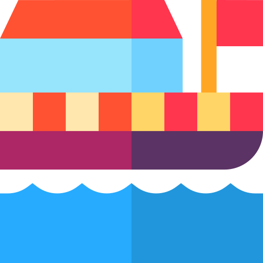 desfile de barcos Basic Straight Flat icono