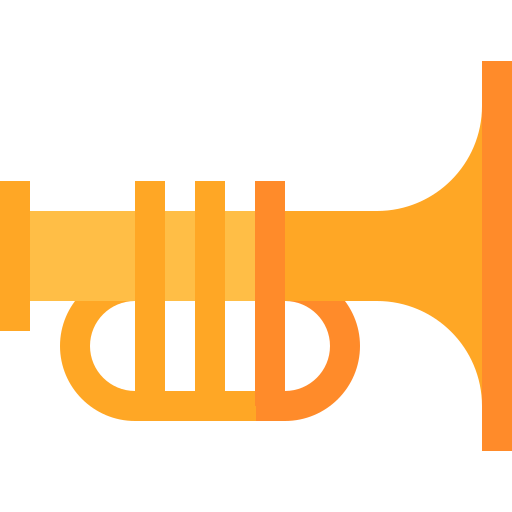 Trumpet Basic Straight Flat icon