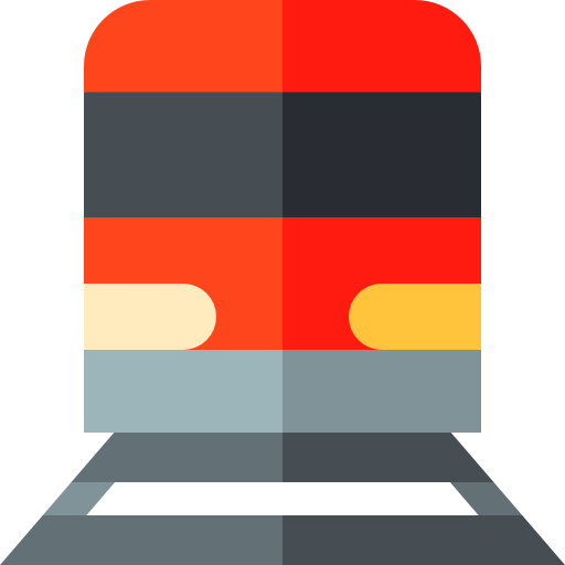 tren de carga Basic Straight Flat icono