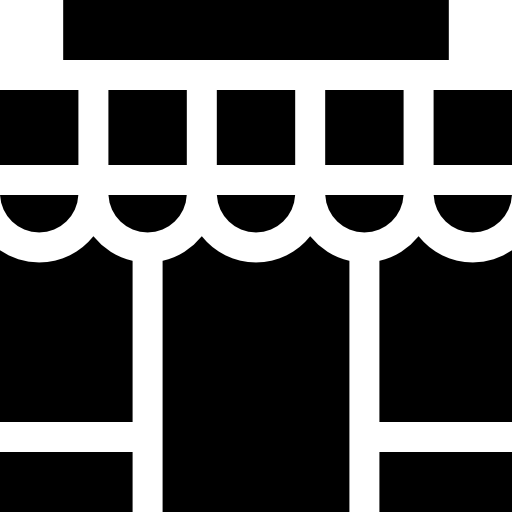 소매점 Basic Straight Filled icon