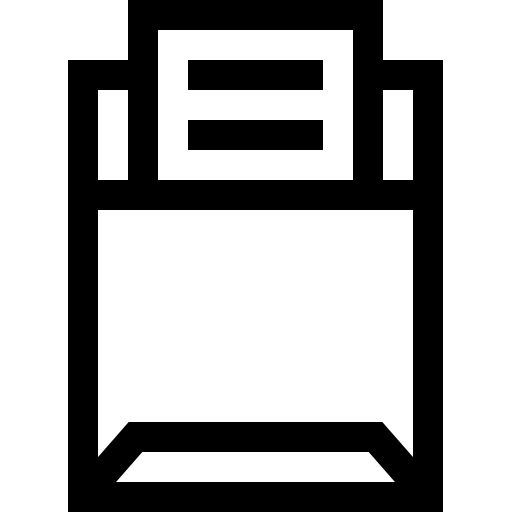 koperta Basic Straight Lineal ikona