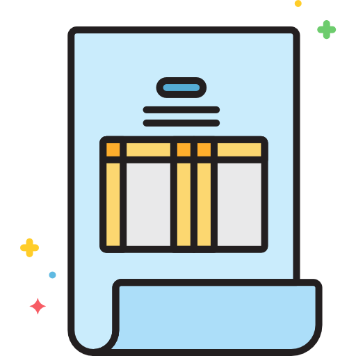 Invoice Flaticons Lineal Color icon