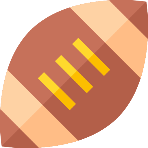 Aussie rules Basic Straight Flat icon