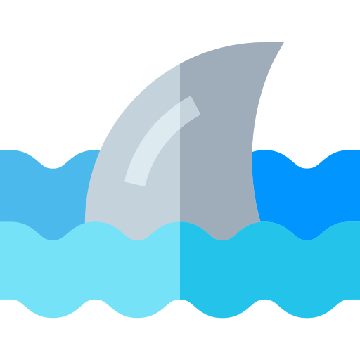 tiburón Basic Straight Flat icono