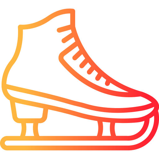 schaatsschoenen Generic gradient outline icoon
