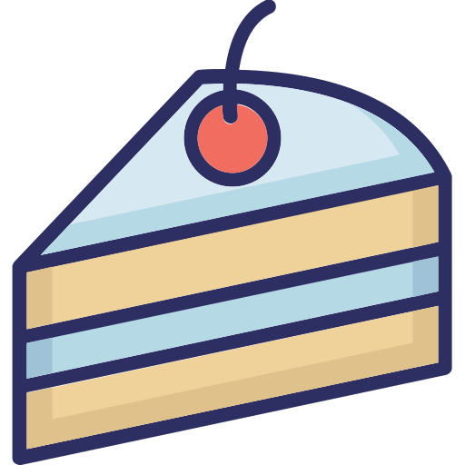 bessen taart Generic color lineal-color icoon