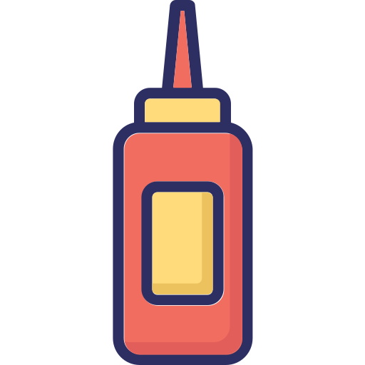butelka na sos Generic color lineal-color ikona