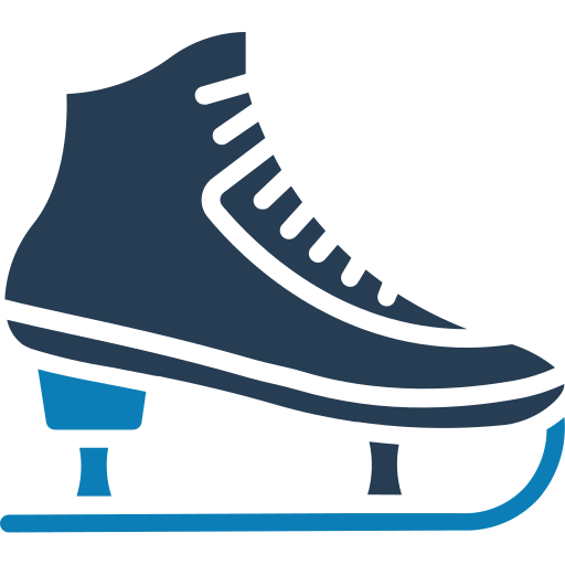 아이스 스케이트 신발 Generic color fill icon