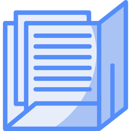 Document folder Generic color lineal-color icon