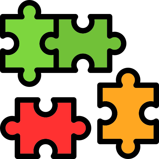 pieza de puzzle Generic color lineal-color icono