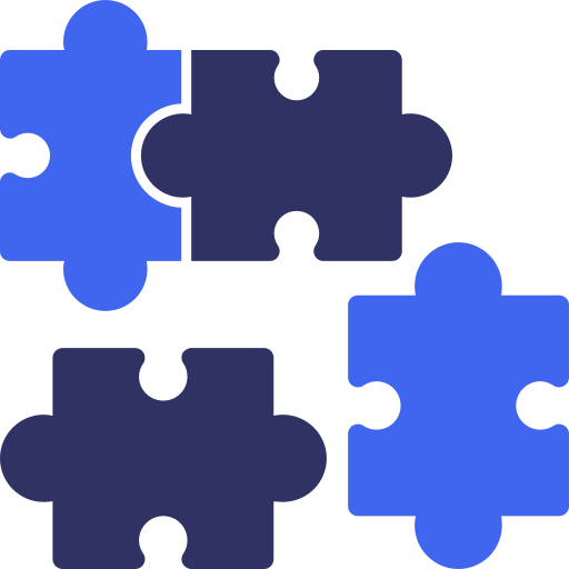 Puzzle piece Generic color fill icon