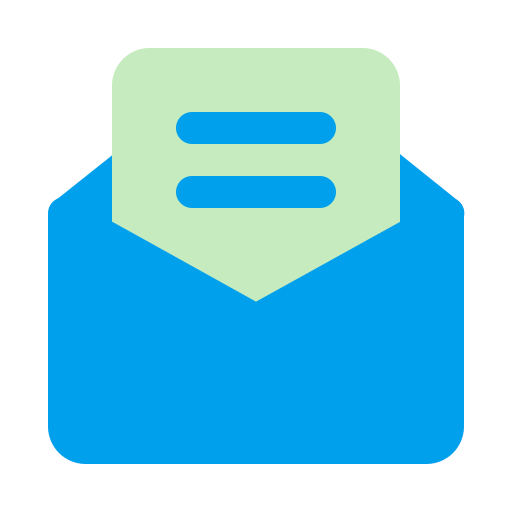 Open mail Generic color fill icon