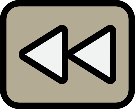 Rewind button Generic color lineal-color icon