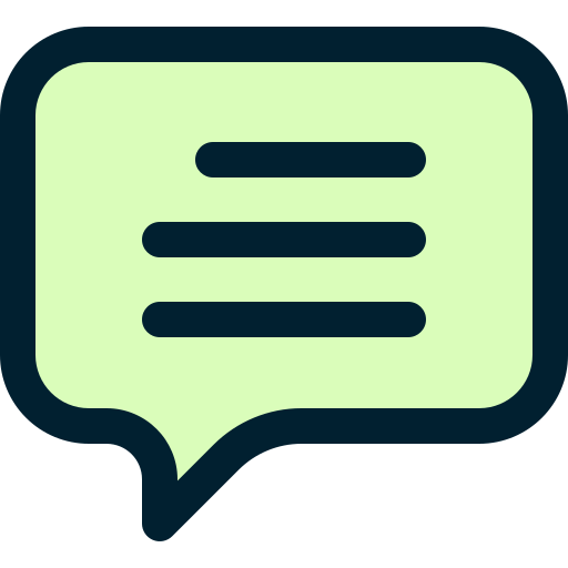 chat de texto Generic color lineal-color icono