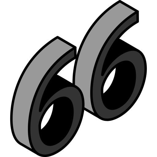 Sixty six Generic color lineal-color icon