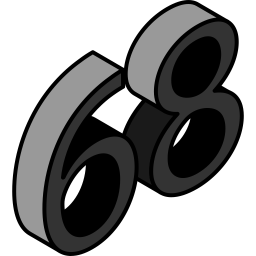 Sixty eight Generic color lineal-color icon
