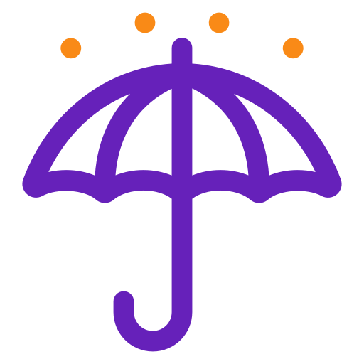 guarda-chuva Generic color outline Ícone