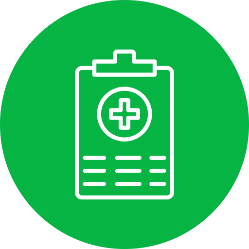 Medical report Generic color fill icon