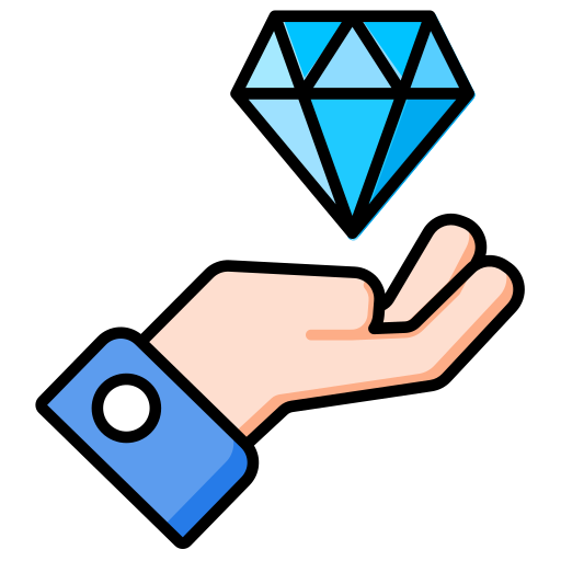 diamante Generic color lineal-color icona