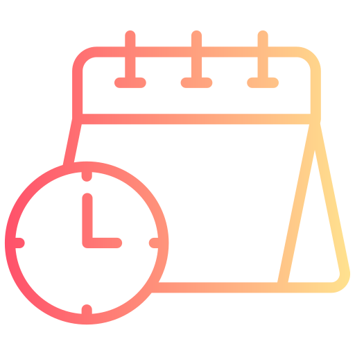 カレンダー Generic gradient outline icon