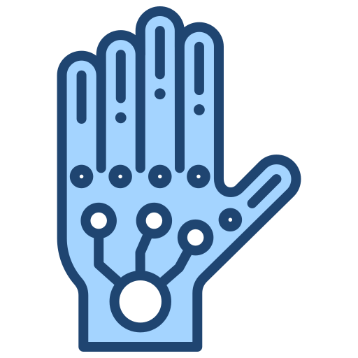 bioniczna ręka Generic color lineal-color ikona