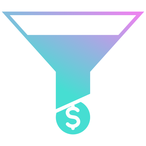 Sales funnel Generic gradient fill icon