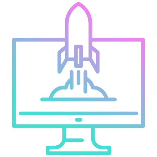 Запуск проекта Generic gradient outline иконка