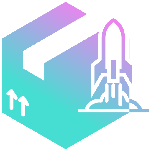 Product launch Generic gradient fill icon