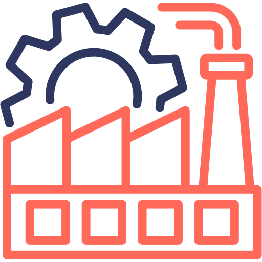 Manufacturer Generic color outline icon