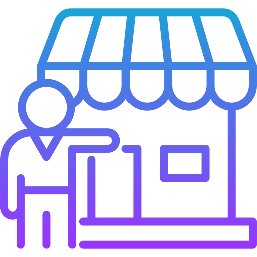 Retailer Generic gradient outline icon