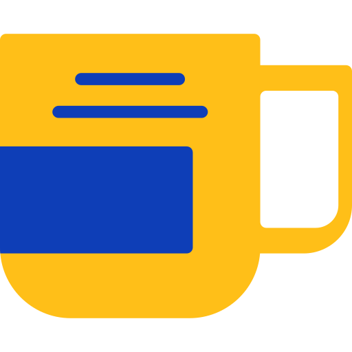 Coffee mug Generic color fill icon