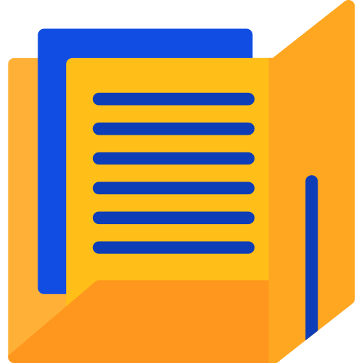 Document folder Generic color fill icon