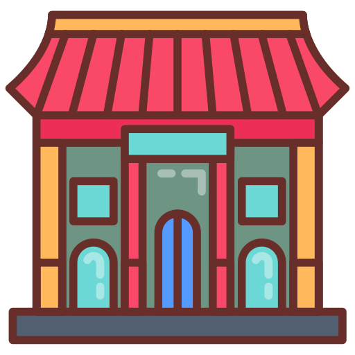 Temple Generic color lineal-color icon