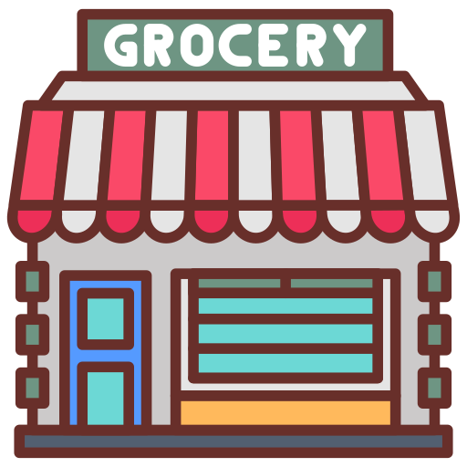 Grocery store Generic color lineal-color icon