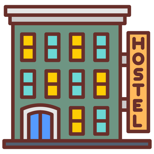 ホステル Generic color lineal-color icon