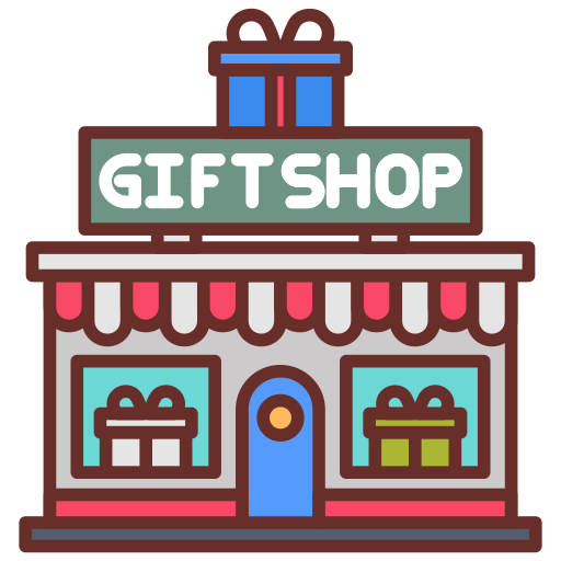 tienda de regalos Generic color lineal-color icono