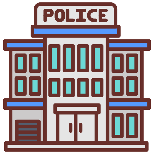 警察署 Generic color lineal-color icon