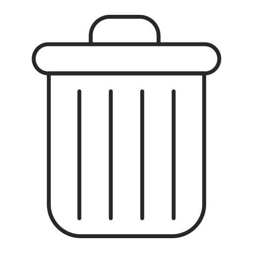 cesta de basura Generic outline icono
