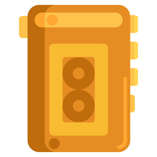 kassettenspieler Flaticons Flat icon
